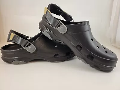 Crocs Men's Classic All Terrain Clog Black Size Men's 8 Women's 10 • $33.24