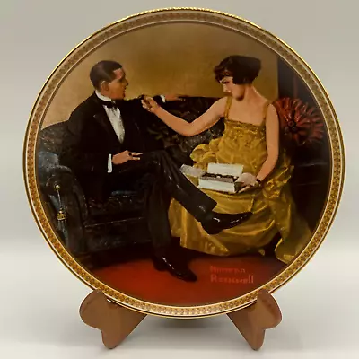 Norman Rockwell 1983 Flirting In The Parlor 8.5  Collector's Plate Knowles • $5