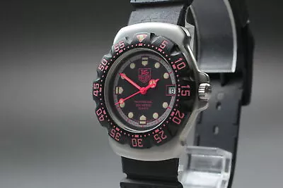 [Near Mint] TAG HEUER Formula 1 Professional WA1217 Pink Date Qz Watch JAPAN • £212.56