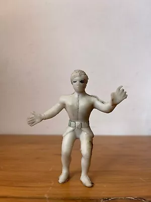 Vintage Mexican KALIMAN El Hombre Increible Figure Hard Plastic Toy Bootleg 80's • $23.99