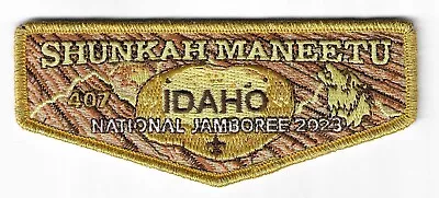 Bsa Oa Lodge 407 Shunkah Mahneetu 2023 Jamboree Issue S-147 Gold Bdr Flap • $24.95