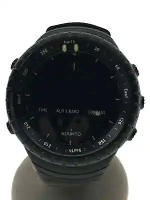 SUUNTO Core Black Men's Outdoor Sports Watch Rubber Band Quarts Digital #014 • $98.39