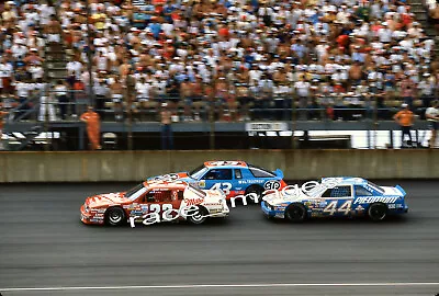 1986 NASCAR - Richard Petty / Bobby Allison / Terry Labonte -- 35mm RACING SLIDE • $9.99