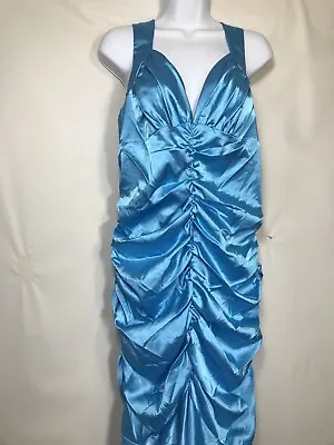 Lets Fashion Blue Party Prom Pageant Dress SZ 2XL • $80