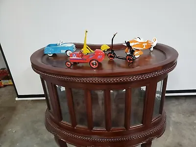 Vintage Hallmark Pressed Steel Pedal Cars Lot Of 5 Plane Cars Scooters • $125