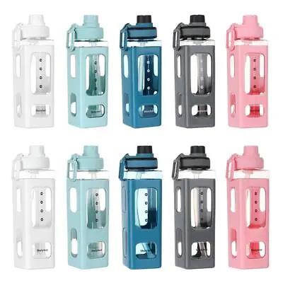 Sports 700/900ml Student Boy Girl Portable Straw Cup Plastic Cup Water Bottle • $12.94