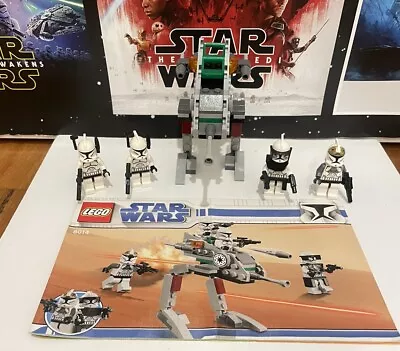 Lego Star Wars 8014 Clone Walker Battle Pack - 100% Complete - Mint Condition • $135