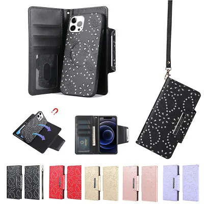 $15.49 • Buy Magnetic Wallet Leather Case Cover For IPhone 13 12 11 Pro Max Mini X XS XR 8 7