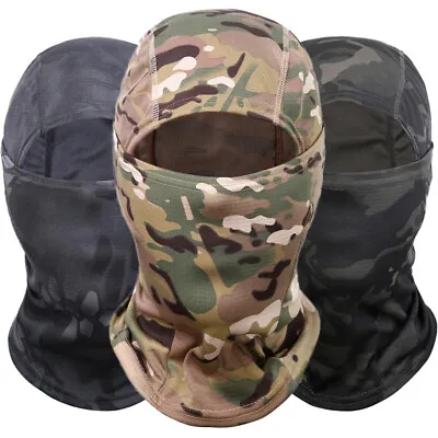 Camo Balaclava UV Protection Full Face Mask Ski Sun Hood Tactical Shiesty Mask • $8.98