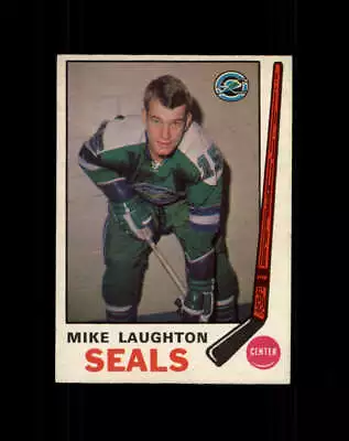 1969 O-Pee-Chee Hockey #148 Mike Laughton RC RC  STARX 7 NM  (CS132523) • $7.99