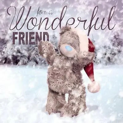 £2.99 • Buy 3D Holographic Friend Fantastic Christmas! Me To You Bear Card New Gift Xmas