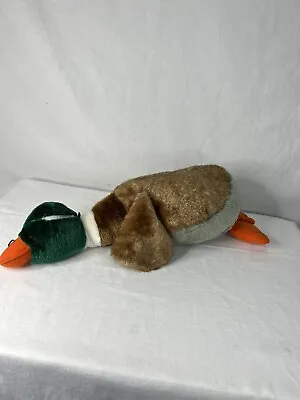 Soft Plush Mallard Duck With Authentic Quack Sound  (Squeezable) 23” Long • $12.99