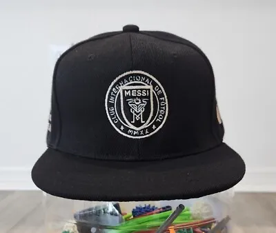 Snapback Inter Miami Fc Messi Soccer Club Caphat Black • $19.99