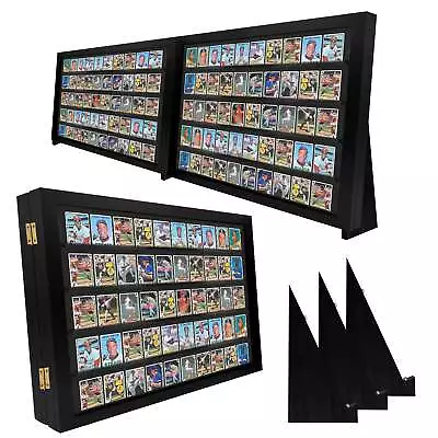 PENNZONI Table Top Display Case W/ Stand Acrylic Baseball Card Show Case • $257.95