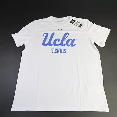 UCLA Bruins Under Armour HeatGear Short Sleeve Shirt Men's White New • $17.06