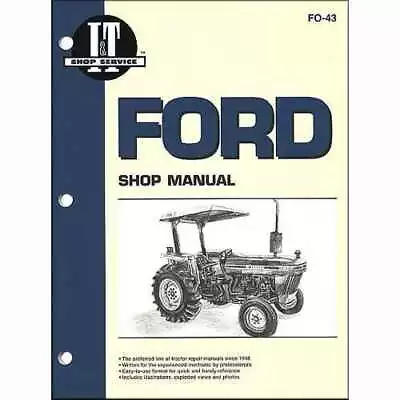 I&T Shop Manual Fits Ford 3910 2810 2910 • $46.84