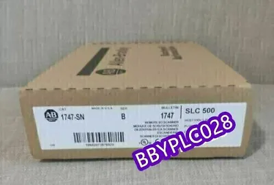 New Factory Sealed AB 1747-SN SER B SLC 500 Remote I/O Scanning Module • $133