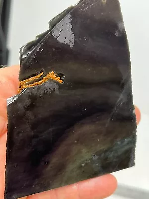 Velvet Aka Peacock Obsidian Slab Lapidary Cabbing Carving Chakra Reiki • $18