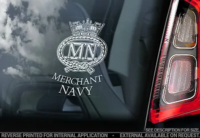 Merchant Navy - Car Sticker - Royal Military Army Regiment Window Decal - V01 • £3.99