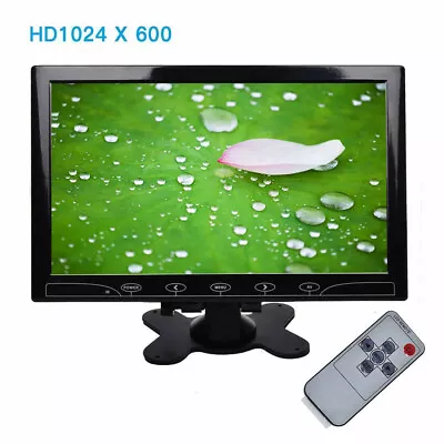 Ultrathin Monitor 10  LCD Screen AV/RCA/VGA/HDMI 1080P For CCTV DSLR RaspberryPI • $63.99