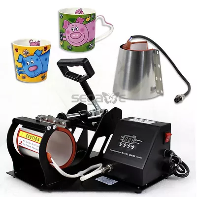 Digital Display Heat Press Transfer Sublimation Machine Cup Coffee Mug Cup • $63.58