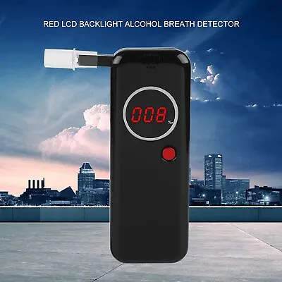 £24.39 • Buy Pro Police Digital Breath Alcohol Analyzer Tester LCD Breathalyzer Test Detector