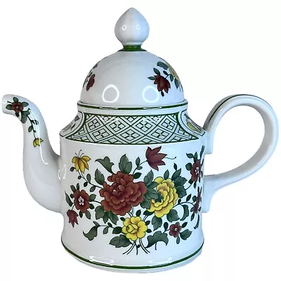 Villeroy And Boch Summer Day Coffee Pot Teapot Holds 3 1/2 Cups Germany VTG • $39.94