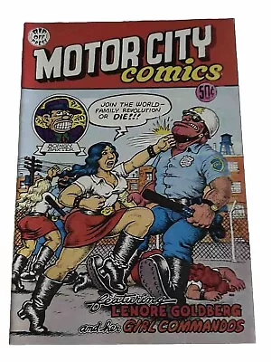 VERY RARE -Motor City Comics 1 NM 9.4 Underground Comic R Crumb 5th Print Comix • $35.50