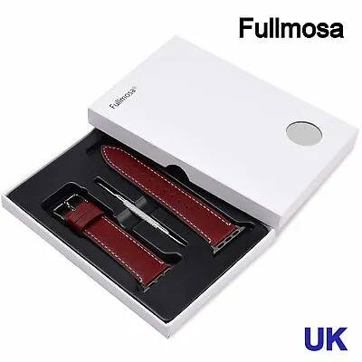 $33.11 • Buy Fullmosa 38mm Apple Watch LEATHER Band For IWatch Series 3 2 1 ,Nike+, Hermes&Ed