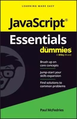 Paul McFedries JavaScript Essentials For Dummie (Paperback) (PRESALE 25/04/2024) • £11.63