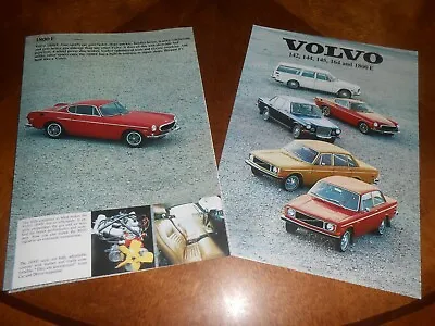 1971 Volvo Brochure  Big Original '71 Sales Catalog Volvo 142 144 145 164 1800e • $8.99