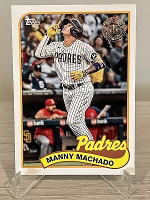 2024 Topps Series 1 MANNY MACHADO 1989 Baseball Insert #89B-2 San Diego Padres • $0.99