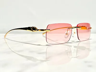 Bonano Calabria Rimless Gold Eyeglasses Sunglasses Frame Vintage Cartier Hilton • $130