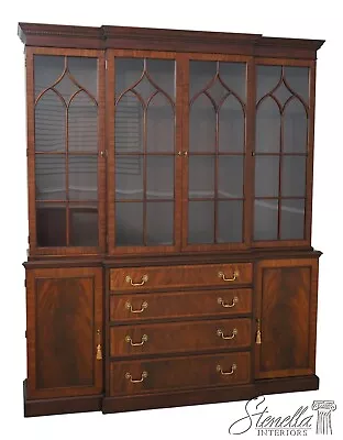 63066EC: HENKEL HARRIS Mahogany Model 2372 Breakfront China Cabinet • $5795