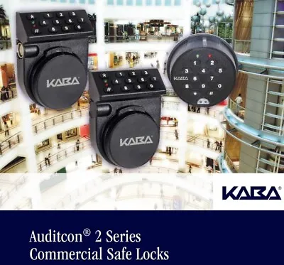 Kaba Mas Standard Bolt Digital Safe Lock With Round Keypad Auditcon Model 252 • $99