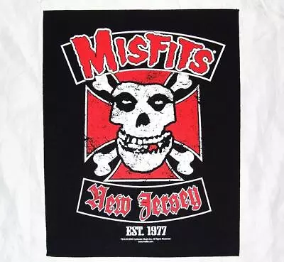 Misfits Biker Skull Large Back Patch Punk • $14.36