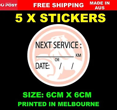 HOLDEN SERVICE Stickers X 5 • $5.95
