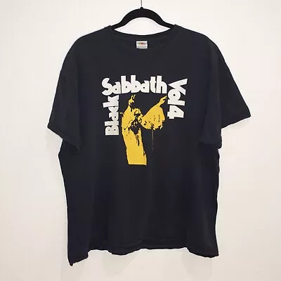 Vintage Black Sabbath Mens T-Shirt Black Vol 4 Tee Ozzy Osborne 90’s/ Y2K • $129.99