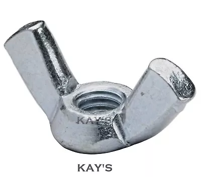 £7.33 • Buy Wing Nuts Zinc Plated Butterfly Nut To Fit Bolts & Screws M3 M4 M5 M6 M8 M10 M12