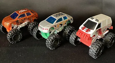 $9.95 • Buy Greenbrier Monster Truck Express Wheels 4x4 Plastic Toy Cars (Lot Of 3)