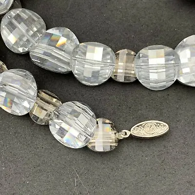 Vintage Made With Swarovski Crystal Pagoda Bead Necklace • $115