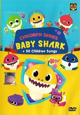Baby Shark + 58 Children Songs DVD Nursery Rhymes Region All Baa Baa Black Sheep • $19.24