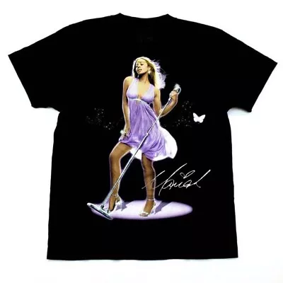 Mariah Carey Live In Concert Tour Cotton Black Shirt Unisex S-5XL- Free Shipping • $14.99