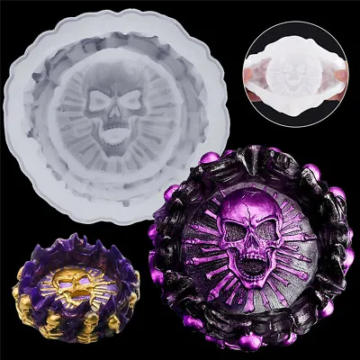 £7.95 • Buy Skull Ashtray Epoxy Resin Silicone Mold DIY Casting Jewellery Craft Making Mould