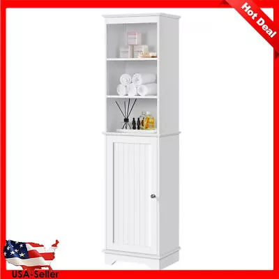 Freestanding Modern Bathroom Wooden Slim Floor Cabinets Kitchen Laundry Room New • $85.48