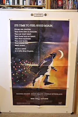 Max Dugan Returns (1983) Movie Poster * Jason Robards  * Free Shipping • $12.99