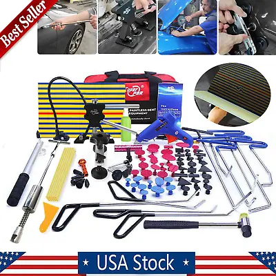 PDR Car Body Dent Puller Slide Hammer Tools Paintless Dent Remover Repair Kit US • $136.99