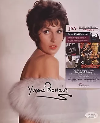 Yvonne Romain Original Autographed 8x10 Photo W/JSA COA • $151.73