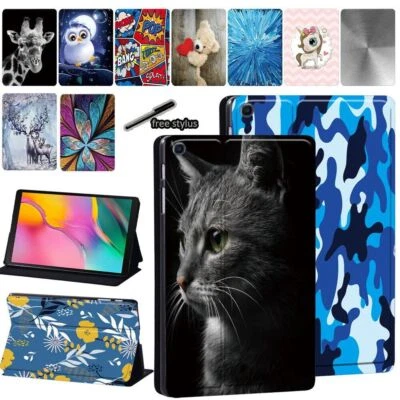 Folio Stand Leather Cover Case For Samsung Galaxy Tab A 10.5 E S6 S7 S8 Tablet • £7.98