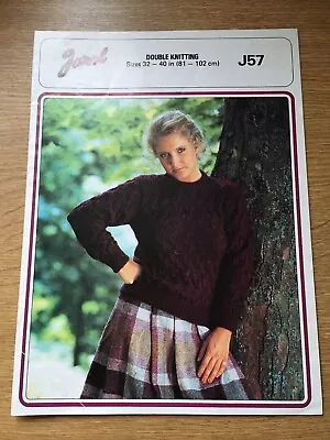 £1.25 • Buy Knitting Pattern Jarol J57 - Ladies Sweater - DK Sizes 32-40”